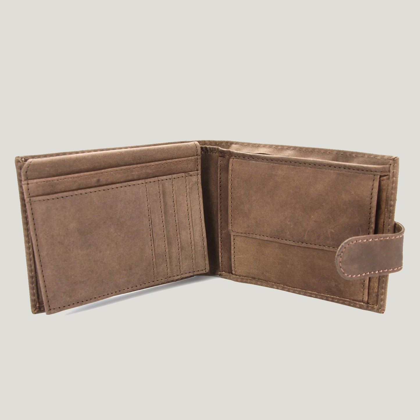 BIFOLD WALLET (with clip) brown