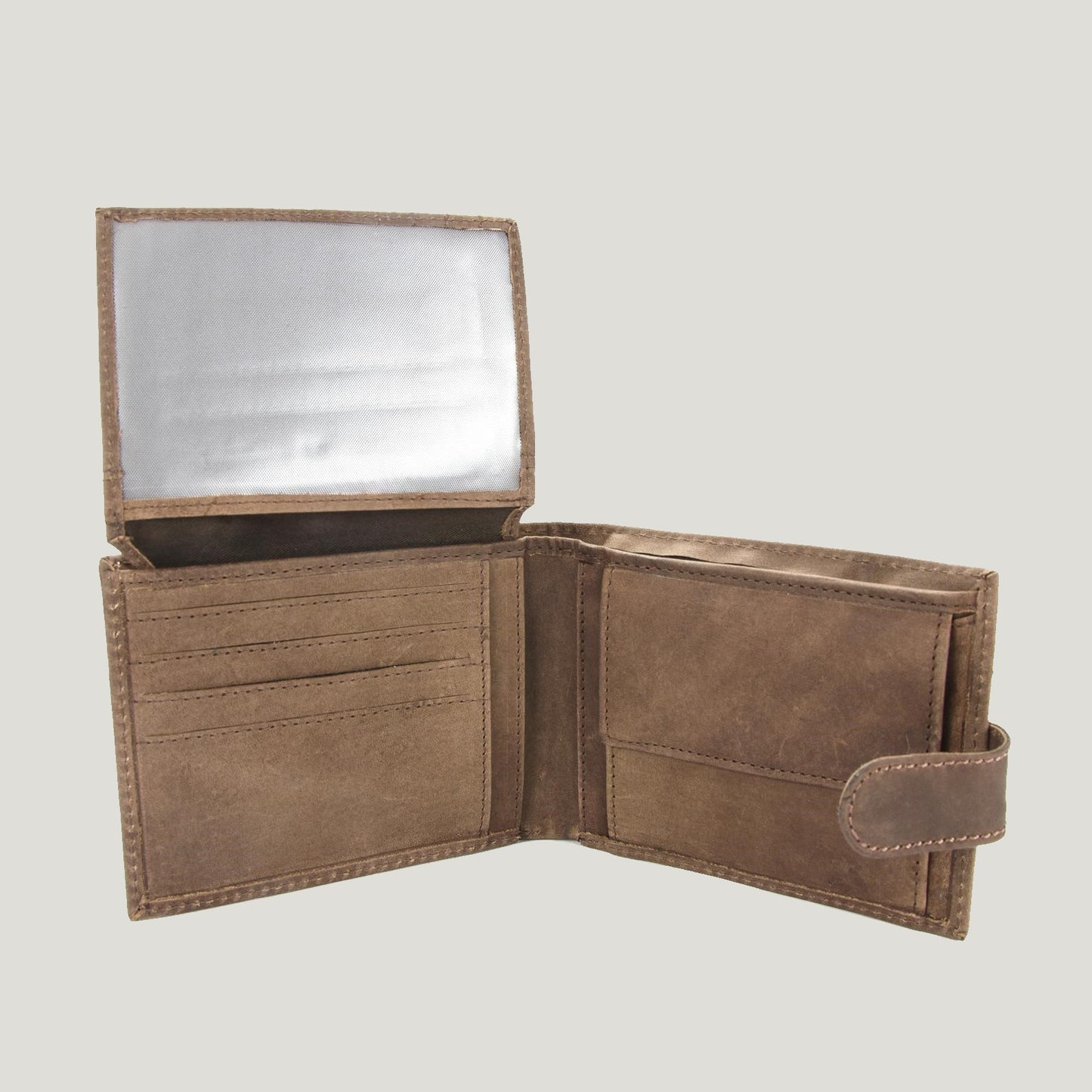 BIFOLD WALLET (with clip) brown