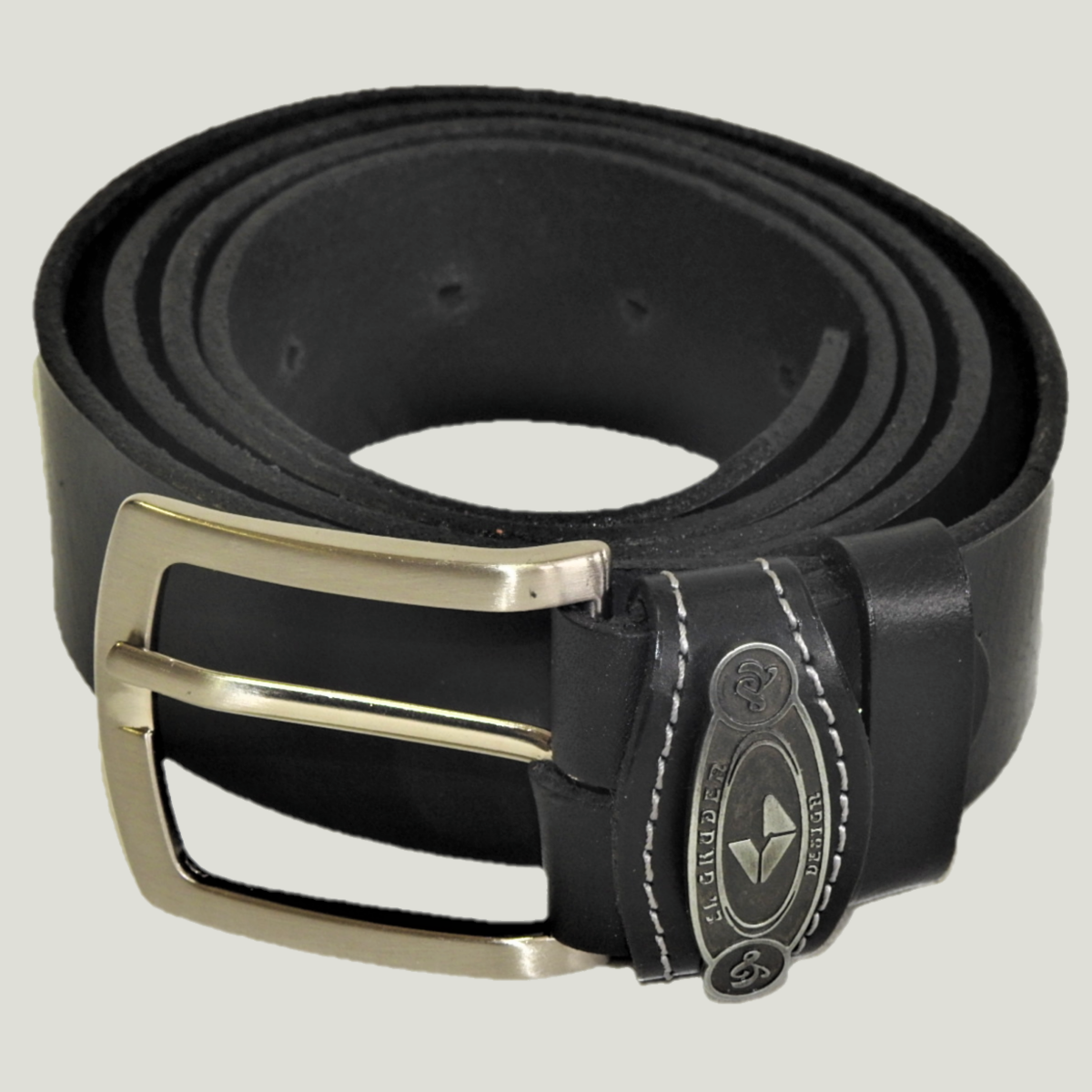 LEATHER BELT black