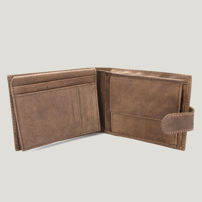 BIFOLD WALLET (with clip) brown