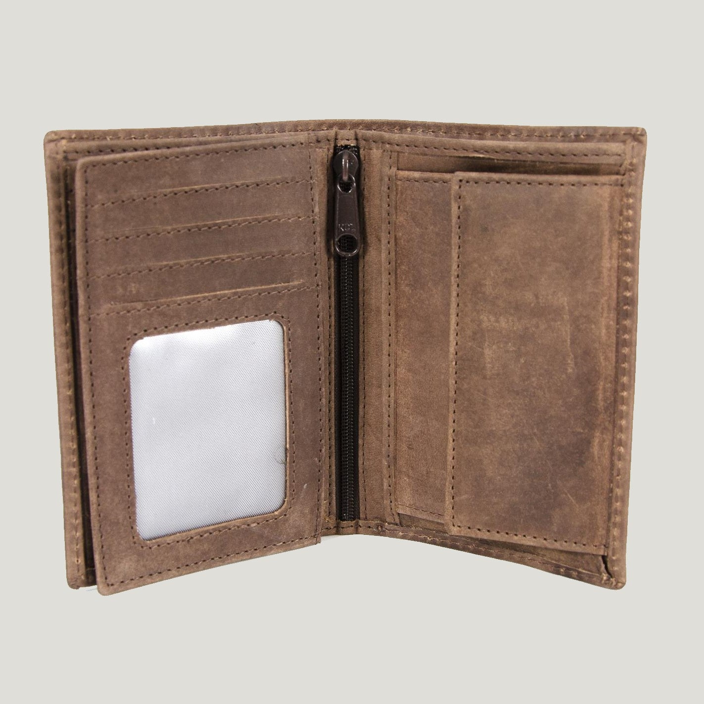 VERTICAL WALLET brown