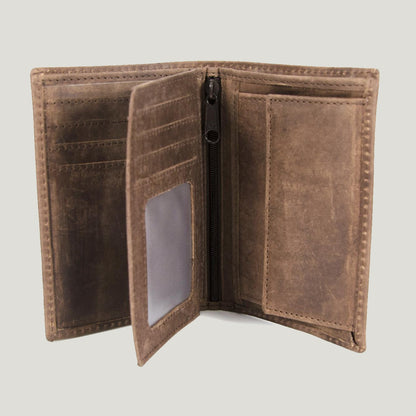 VERTICAL WALLET brown